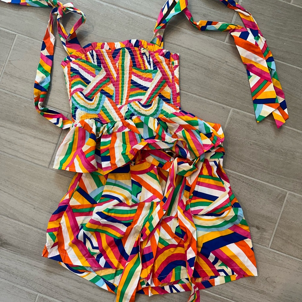 SOLD - Colorful Tank & Shorts Set